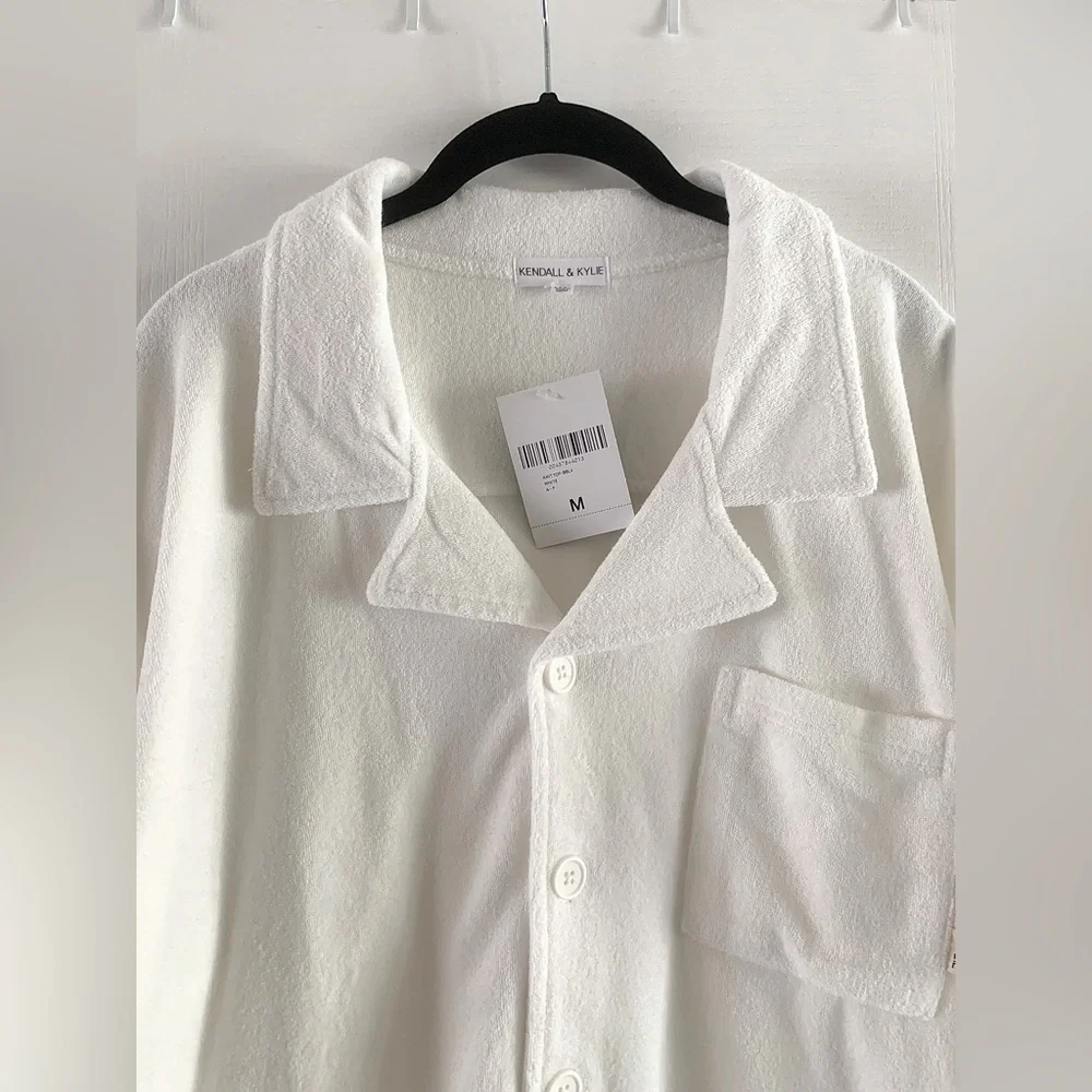 kendall + kylie white terrycloth 3-piece set ♡ nwt - Picture 2 of 9